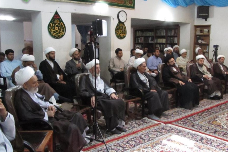 دیدار آیت الله قزوینی با طلاب و اعضای جامعه روحانیت امامیه هرات