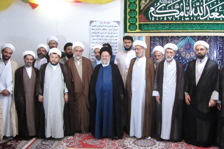 دیدار آیت الله قزوینی با طلاب و اعضای جامعه روحانیت امامیه هرات